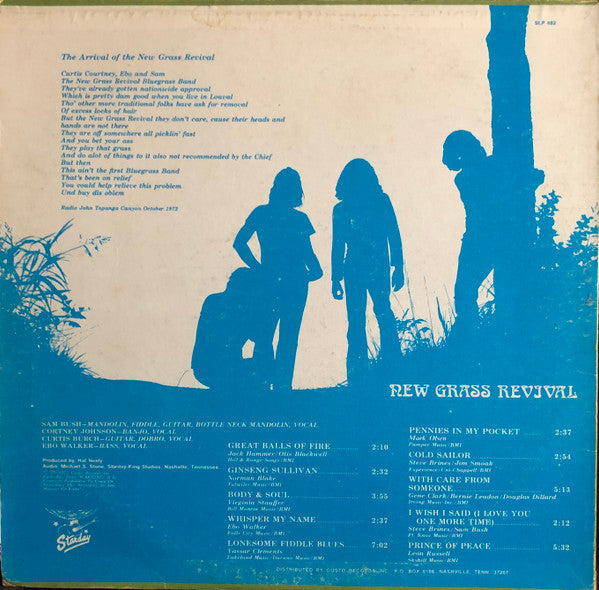 New Grass Revival : New Grass Revival (LP, Album, RE, Gre)