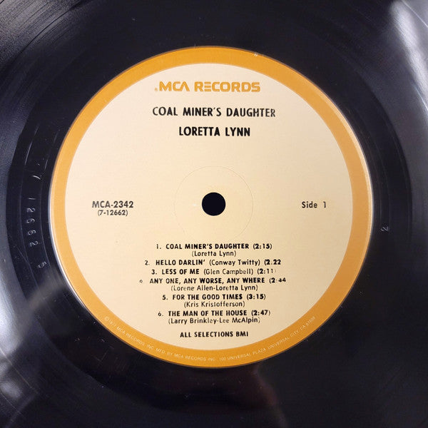 Loretta Lynn : Coal Miner's Daughter (LP, Album, RE)