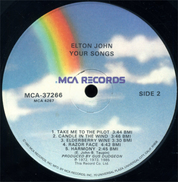 Elton John : Your Songs (LP, Comp)