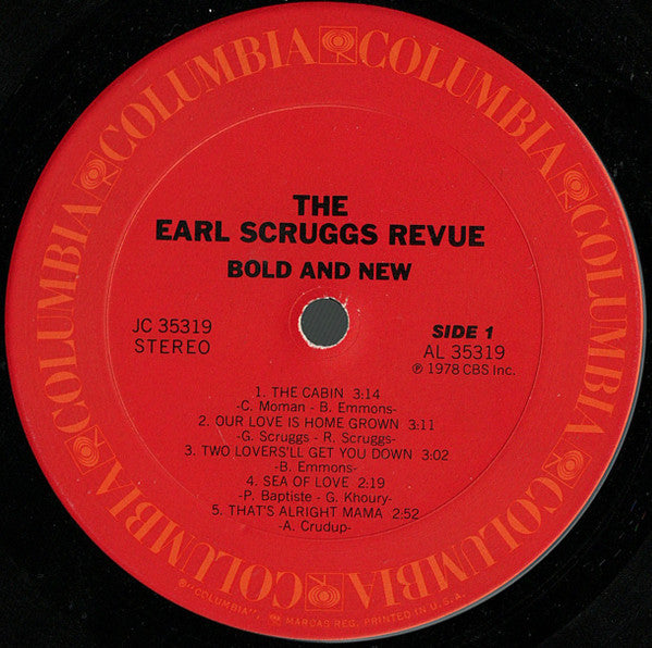 Earl Scruggs Revue : Bold And New (LP, Album)