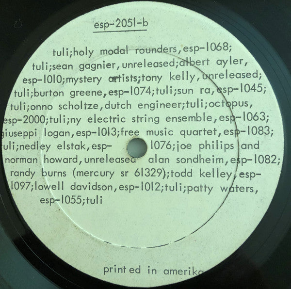 Various : ESP Is 3D! Superstereo (LP, Smplr)