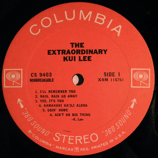 Kui Lee : The Extraordinary Kui Lee (LP)