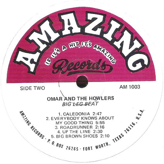 Omar And The Howlers : Big Leg Beat (LP, Album)