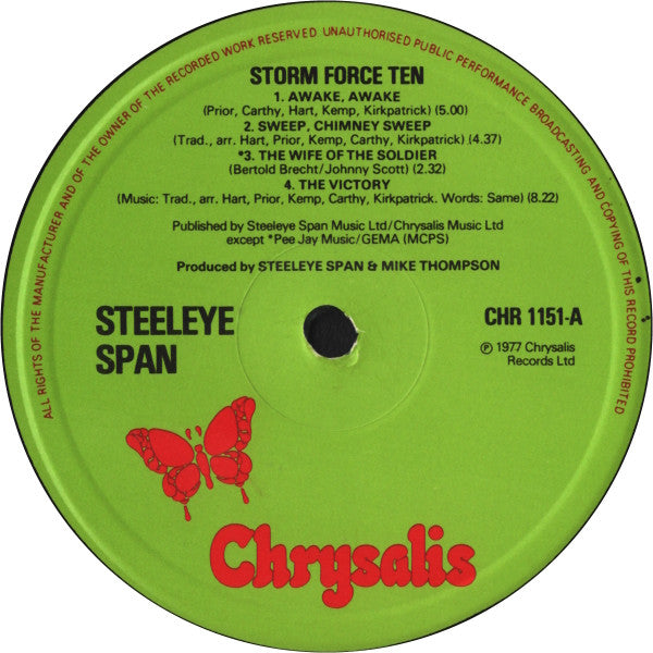 Steeleye Span : Storm Force Ten (LP, Album)