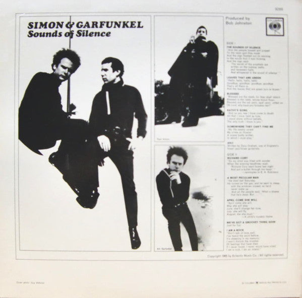 Simon & Garfunkel : Sounds Of Silence (LP, Album, RE)