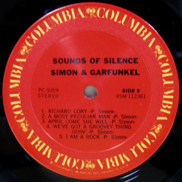 Simon & Garfunkel : Sounds Of Silence (LP, Album, RE)