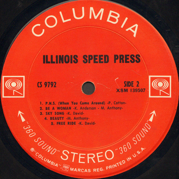 Illinois Speed Press : The Illinois Speed Press (LP, Album, Pit)