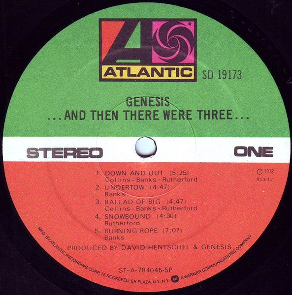 Genesis : ...And Then There Were Three... (LP, Album, SP )