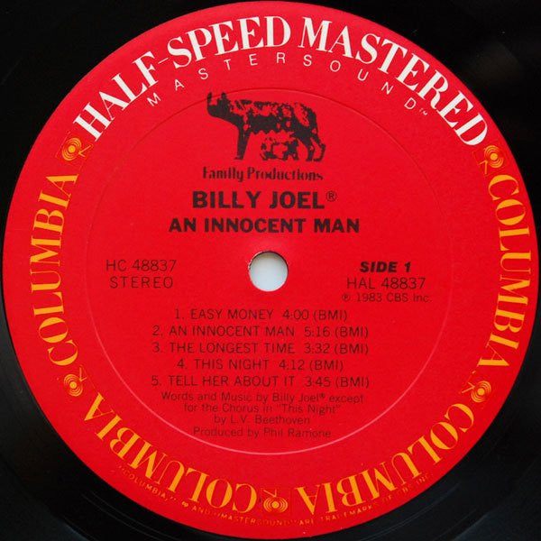 Billy Joel : An Innocent Man (LP, Album, RM, Hal)