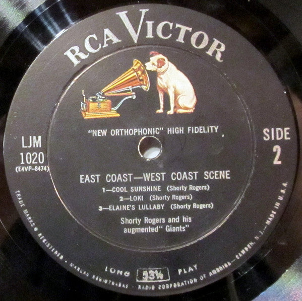 Al Cohn And His "Charlie's Tavern" Ensemble And Shorty Rogers And His Augmented "Giants" : East Coast - West Coast Scene (LP, Album)