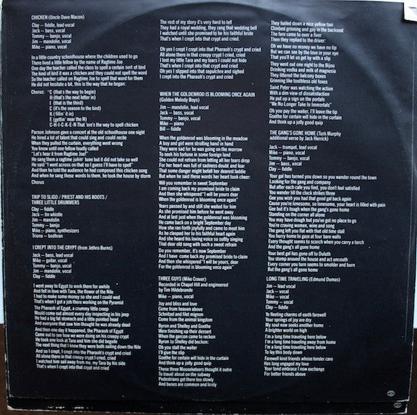 The Red Clay Ramblers : Hard Times (LP, Album)