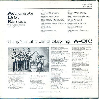 The Astronauts (3) : Astronauts Orbit Kampus (LP, Album, Mono)