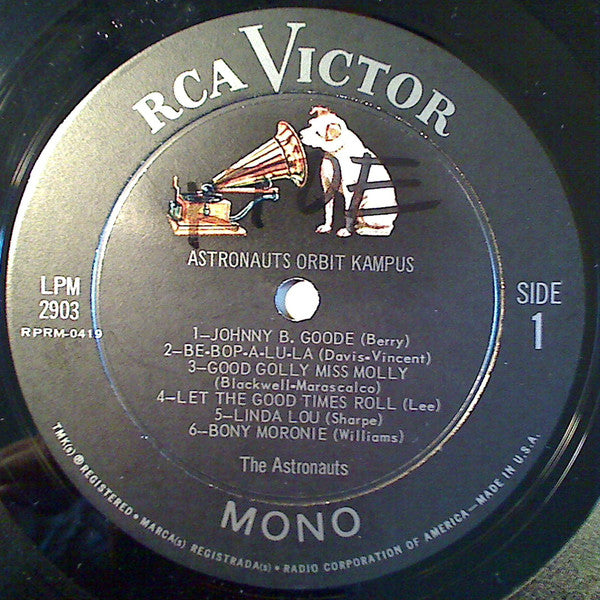 The Astronauts (3) : Astronauts Orbit Kampus (LP, Album, Mono)