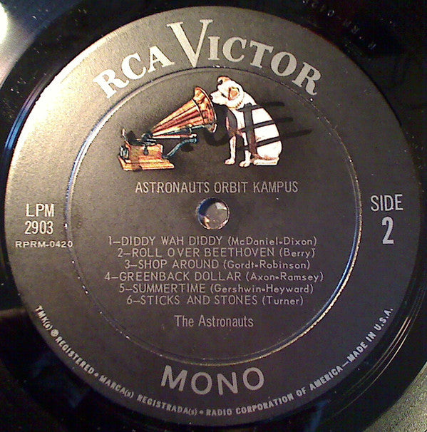 The Astronauts (3) : Astronauts Orbit Kampus (LP, Album, Mono)