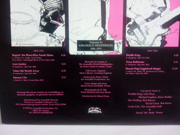 The Bugs Henderson Group : At Last (LP)