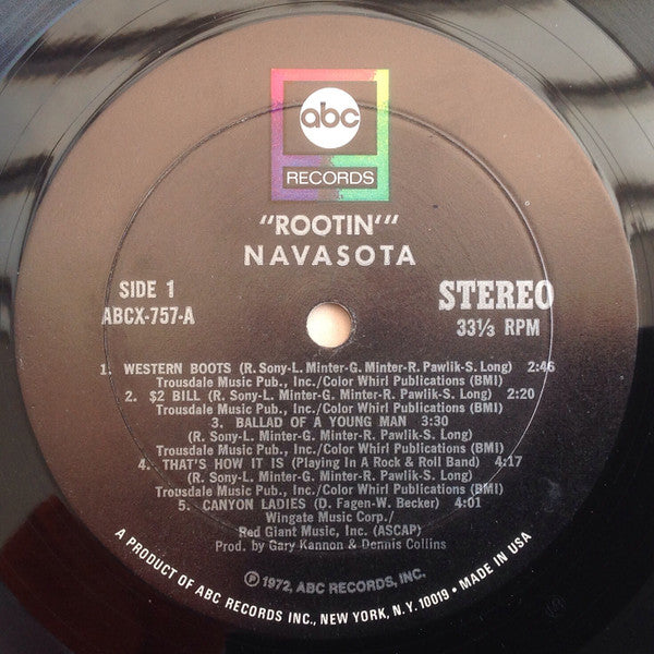 Navasota : Rootin' (LP, Album)