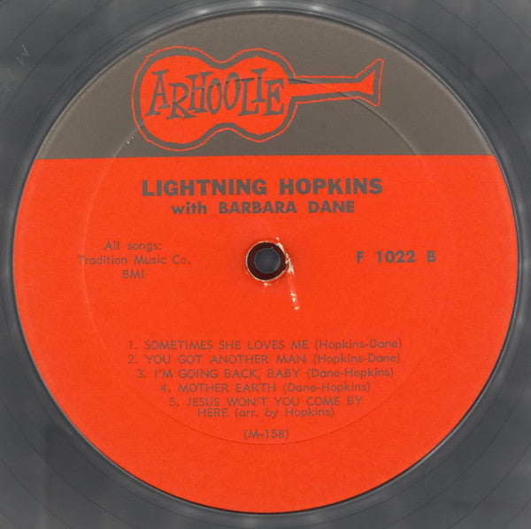 Lightnin' Hopkins : Lightning Hopkins With His Brothers Joel And John Henry And With Barbara Dane (LP)