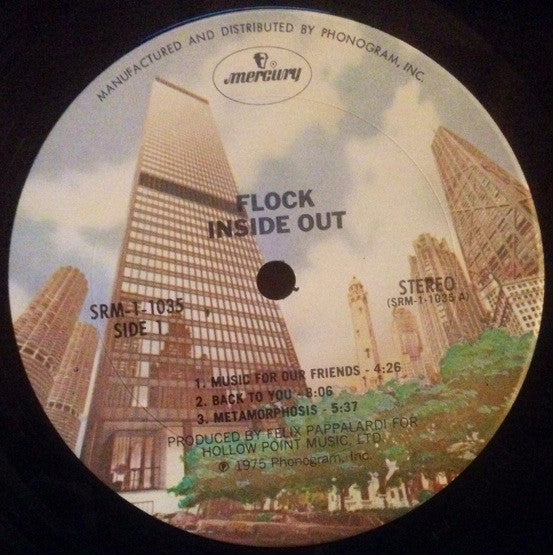 The Flock : Inside Out (LP, Album, Pit)