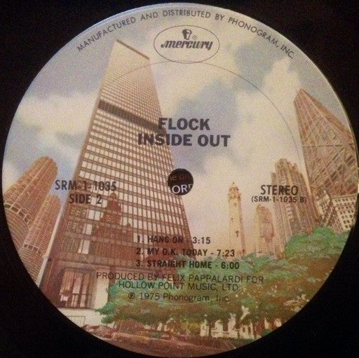 The Flock : Inside Out (LP, Album, Pit)