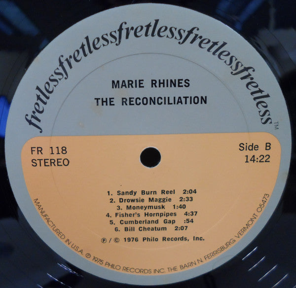 Marie Rhines : The Reconciliation (LP, Album)