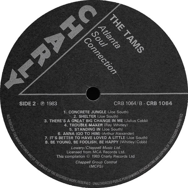 The Tams : Atlanta Soul Connection (LP, Comp)