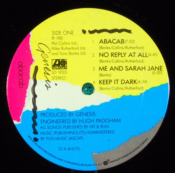 Genesis : Abacab (LP, Album, A/Y)