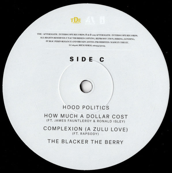 Kendrick Lamar : To Pimp A Butterfly (2xLP, Album, RP, Gat)