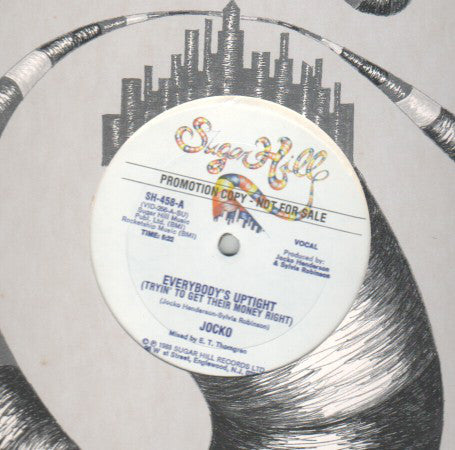 Jocko : Everybody's Uptight (Tryin' To Get Their Money Right) (12", Promo)