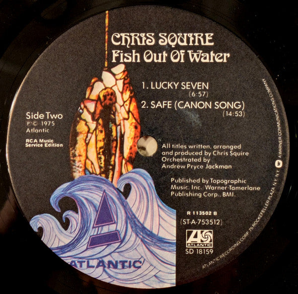 Chris Squire : Fish Out Of Water (LP, Album, Club, Ind)