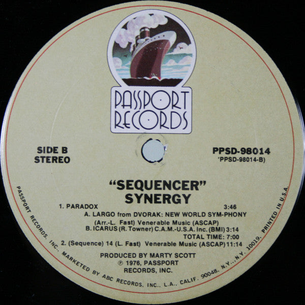 Synergy (3) : Sequencer (LP, Album, Gat)