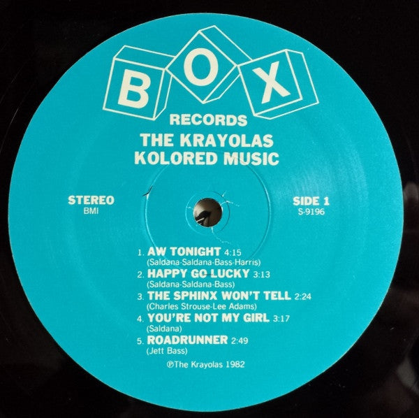 The Krayolas : Kolored Music (LP, Album)