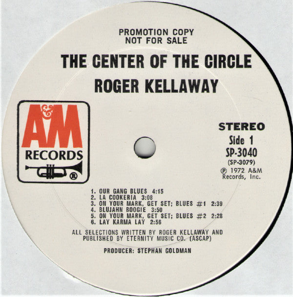 Roger Kellaway : The Center Of The Circle (LP, Album, Promo)