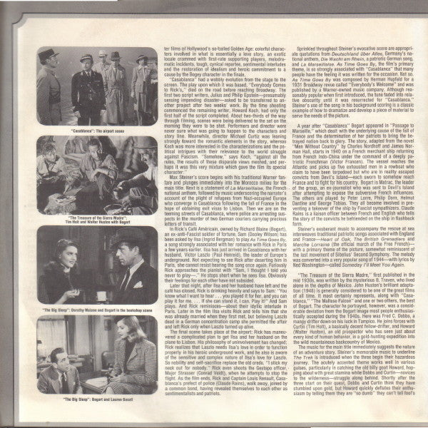 Charles Gerhardt / National Philharmonic Orchestra : Casablanca - Classic Film Scores For Humphrey Bogart (LP, Album)