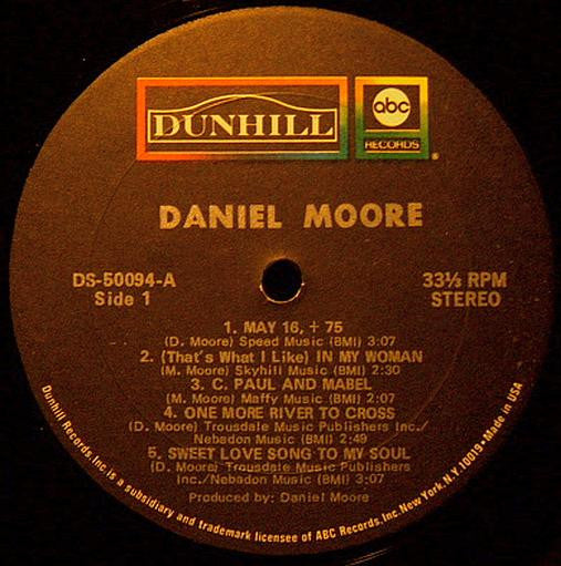 Daniel Moore : Daniel Moore (LP, Album)