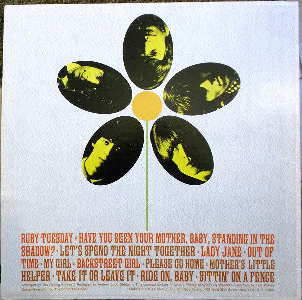 The Rolling Stones : Flowers (LP, Comp, RE, PRC)