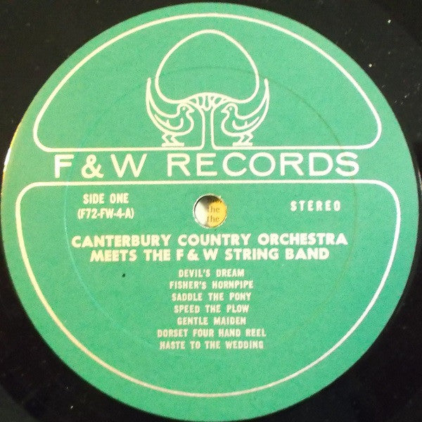 Canterbury Country Dance Orchestra : The Canterbury Country Orchestra Meets The F&W String Band (LP, Album)