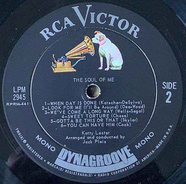 Ketty Lester : The Soul Of Me (LP, Album, Mono)