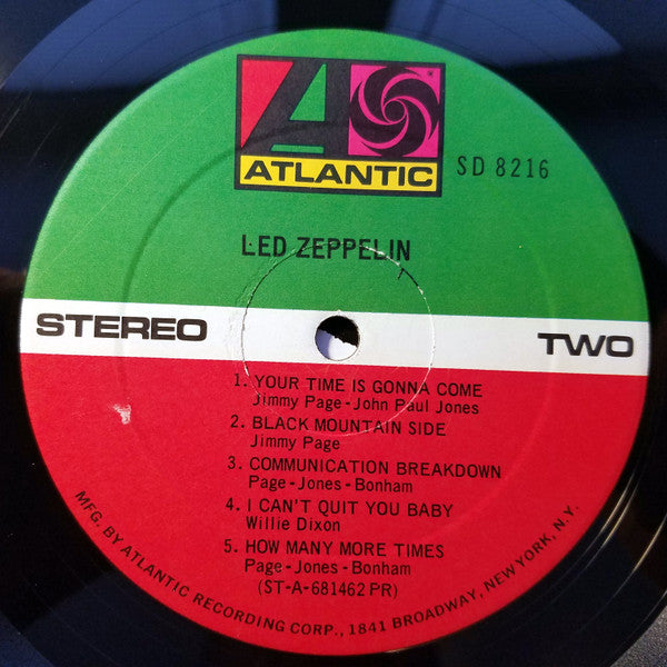 Led Zeppelin : Led Zeppelin (LP, Album, PR )