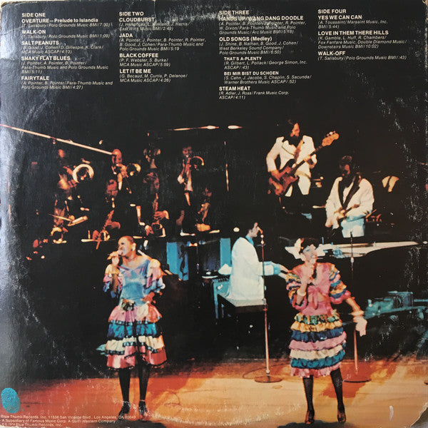 Pointer Sisters : The Pointer Sisters Live At The Opera House (2xLP, Album, Gat)