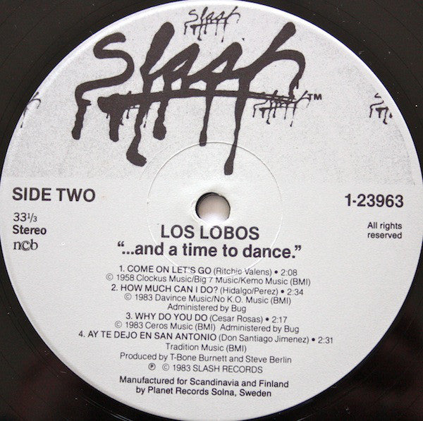Los Lobos : ... And A Time To Dance (LP, Album)
