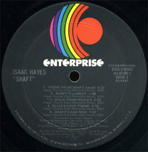 Isaac Hayes : Shaft (2xLP, Album, RP, Mon)