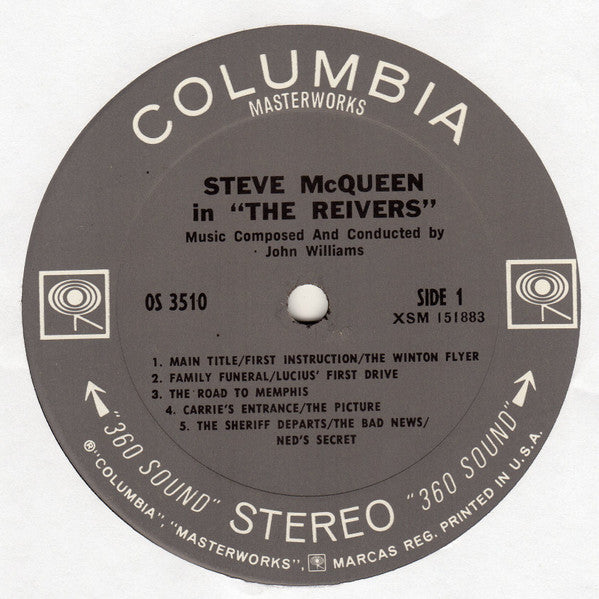 John Williams (4) : The Reivers (Original Sound Track Recording) (LP, Album, Ter)