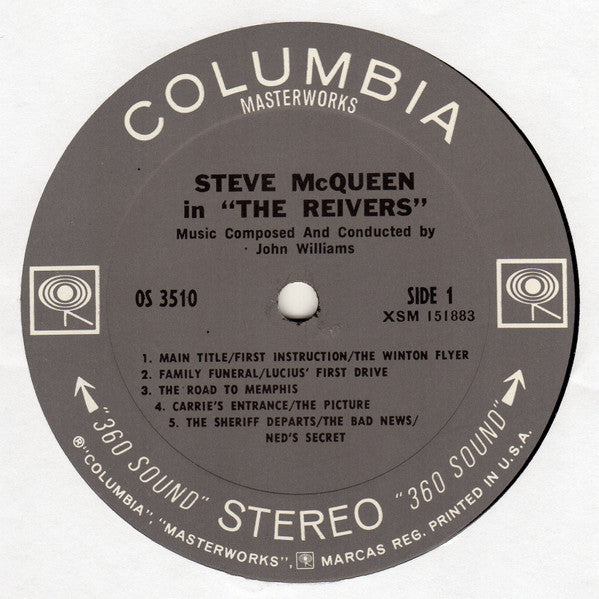 John Williams (4) : The Reivers (Original Sound Track Recording) (LP, Album, Ter)