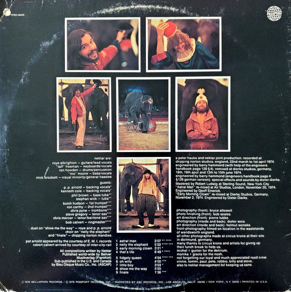Nektar : Down To Earth (LP, Album, San)