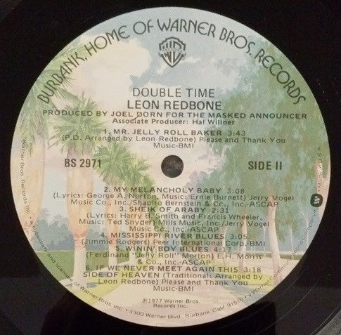 Leon Redbone : Double Time (LP, Album)