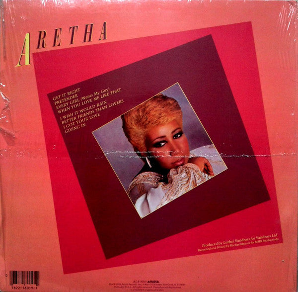 Aretha Franklin : Get It Right (LP, Album, Ind)