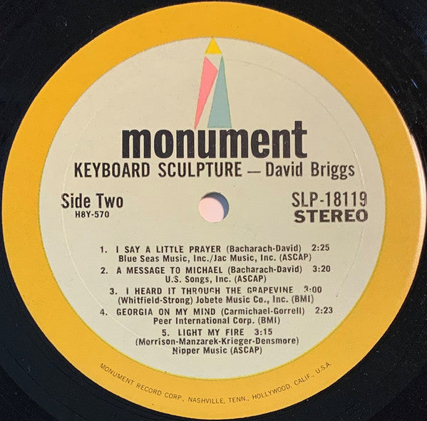 David Briggs (2) : Keyboard Sculpture (LP, Album)
