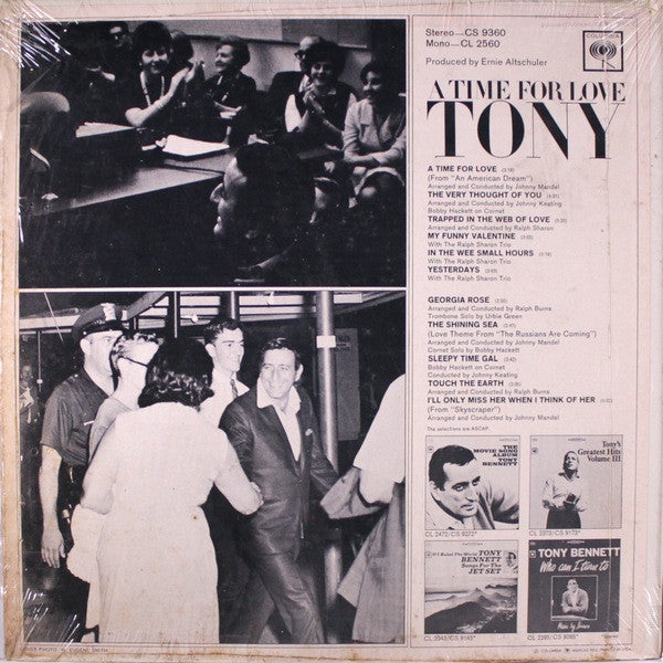 Tony Bennett : A Time For Love (LP, Album, Mono)