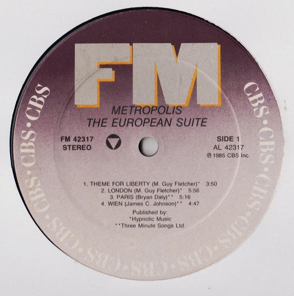 Metropolis (9) : The European Suite (LP, Album)