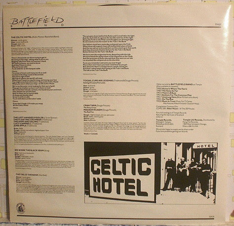 Battlefield Band : Celtic Hotel (LP)
